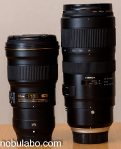 300mm F/4 PF（サンヨンPF）と70-200mm F/2.8との比較写真