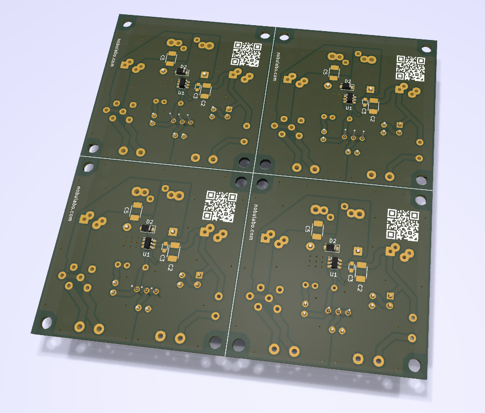 NJW1616Tを使用した降圧DCDCコンバーター基板：パネライズS面