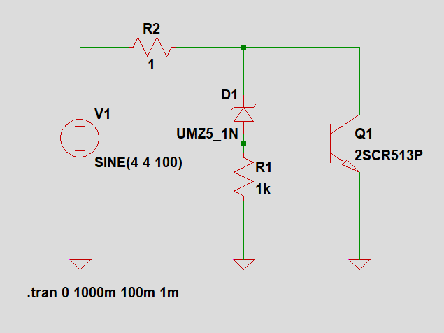 過電圧クランプ回路：回路図
