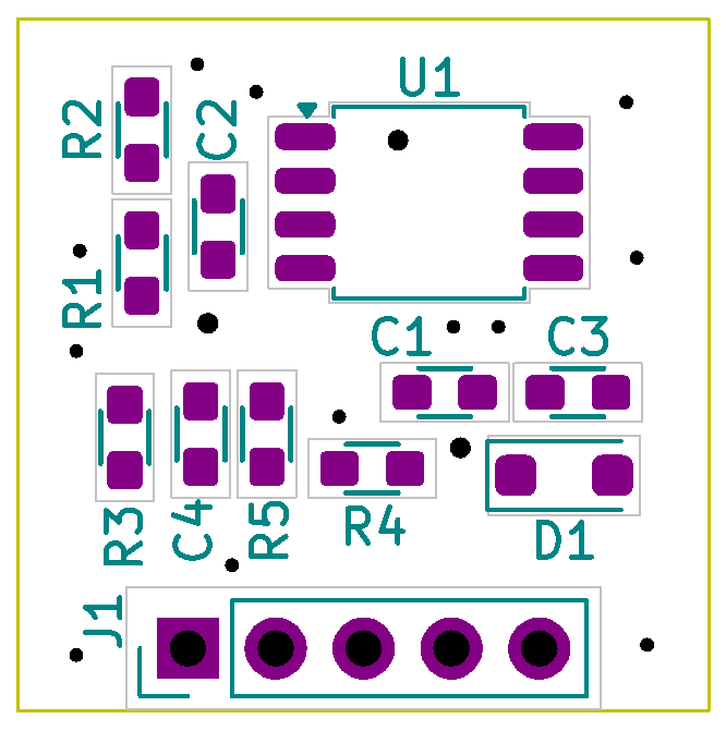 部品レイアウト:C面側