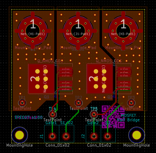 KiCAD回路パターン:表側