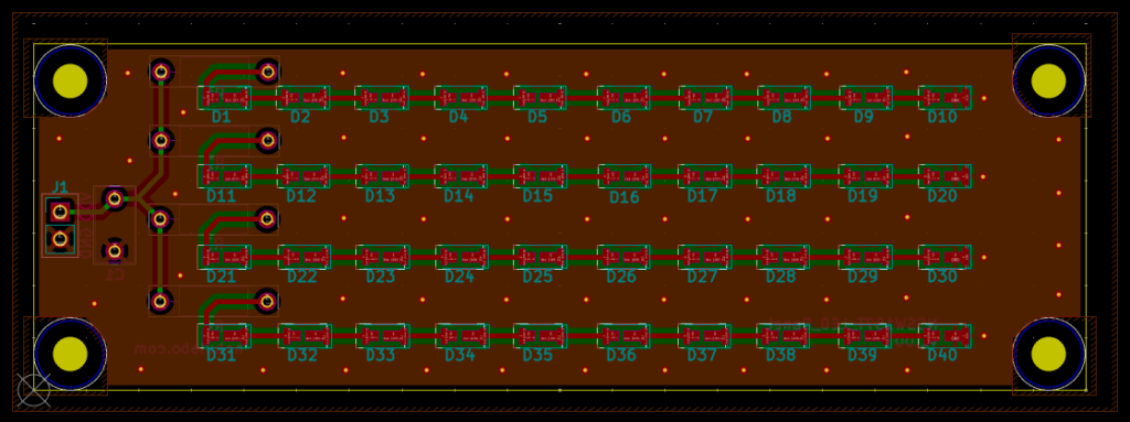 KiCADで製作したパターン