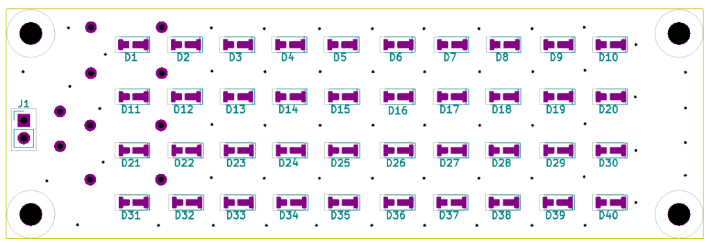 部品配置図:表側